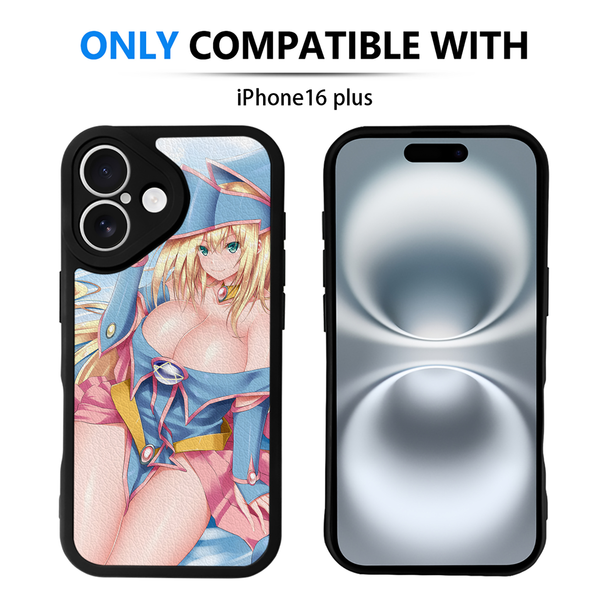（画像用） 遊☆戯☆王 Yu-Gi-Oh! 【iPhone 16シリーズ対応】シリコンスマホケース（レザー調） 材質：シリコン